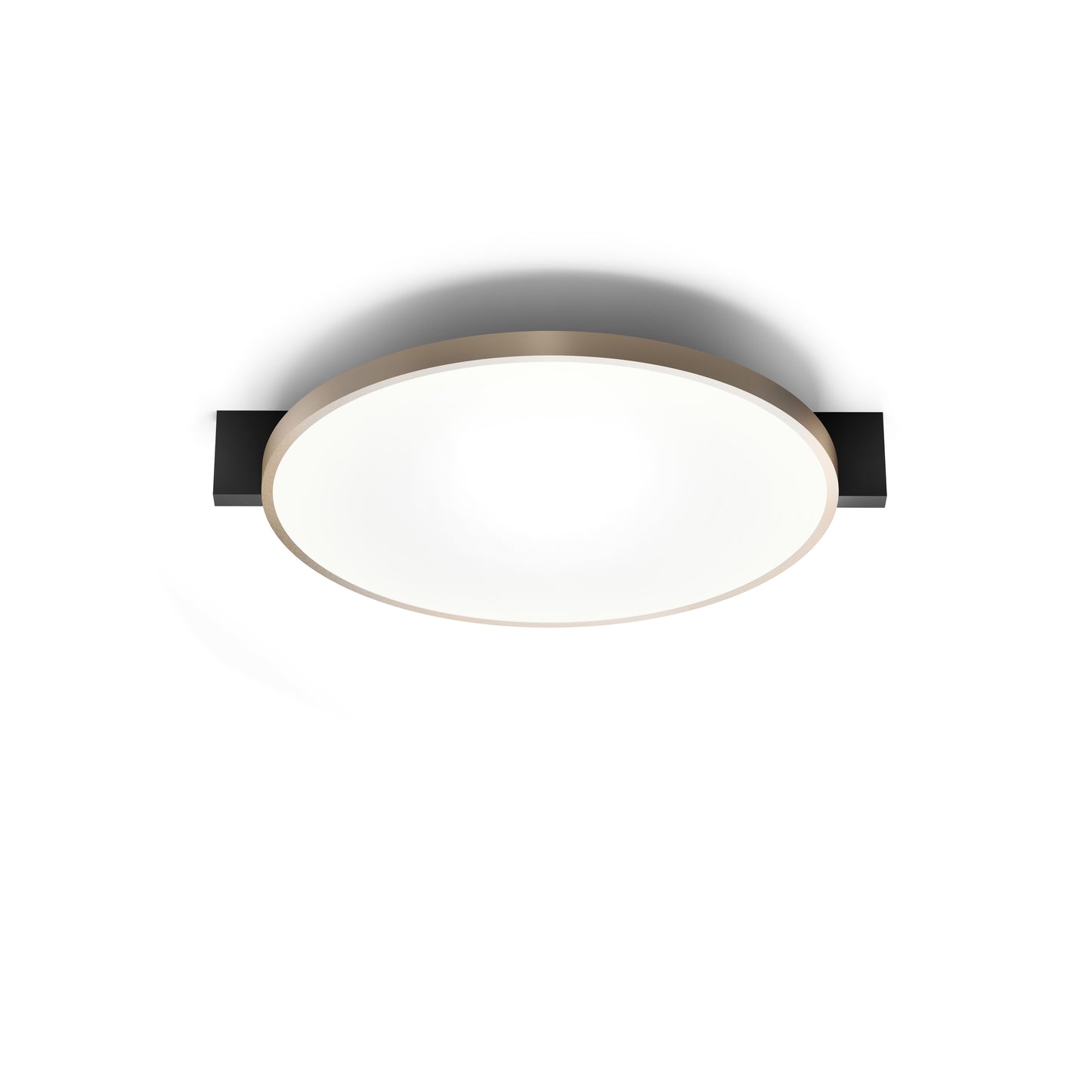 Inlay C2 satin gold - LIGHTPOINT design by Studio Porsche - Luxilight - lampe led - applique led - design - lampe design